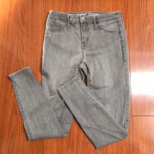 Mossimo Jeans Gray High Rise Jeggings